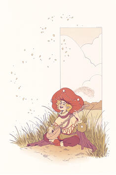 Singing in the Breeze (2023), original character by @tyberstyle